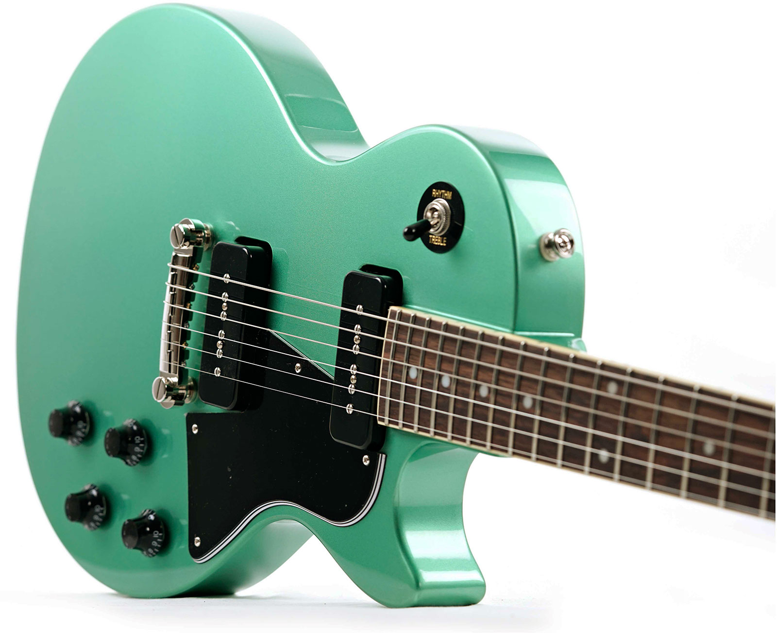 Epiphone Les Paul Special 2p90 Ht Lau - Inverness Green - Guitarra eléctrica de doble corte - Variation 2