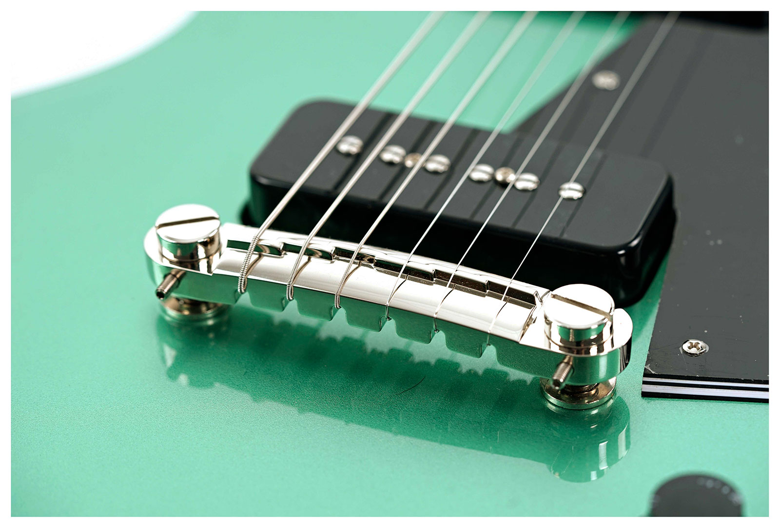 Epiphone Les Paul Special 2p90 Ht Lau - Inverness Green - Guitarra eléctrica de doble corte - Variation 4