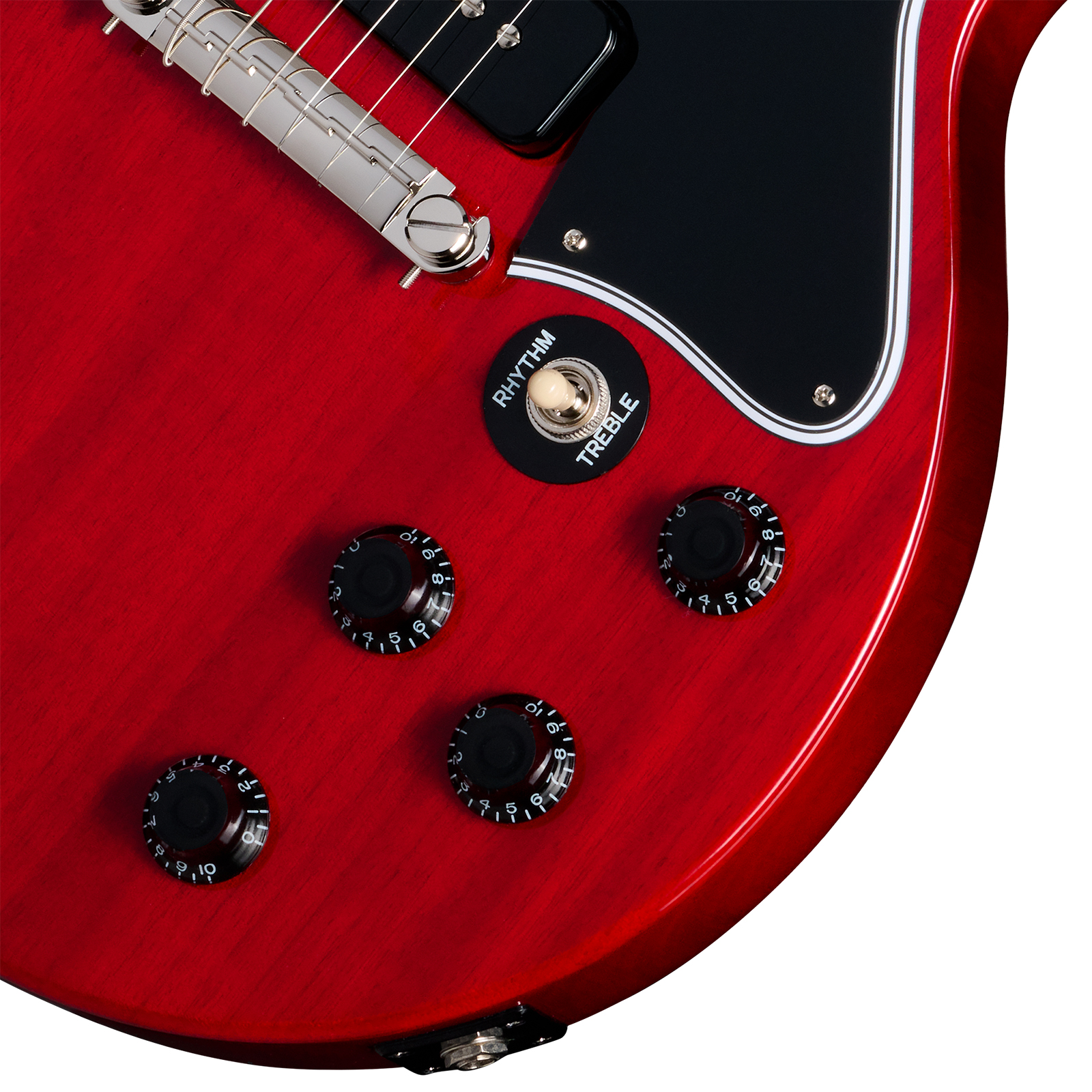 Epiphone Les Paul Special Double Cut Dc Ibg 2s P90 Ht Rw - Cherry Red - Guitarra eléctrica de doble corte - Variation 3