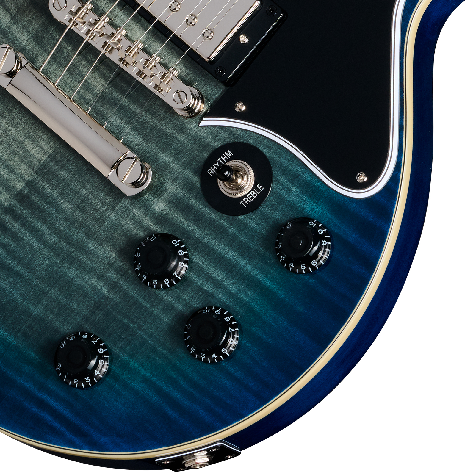 Epiphone Les Paul Special Double Cut Figured Ibg Dc 2h Ht Rw - Ocean Water - Guitarra eléctrica de doble corte - Variation 3