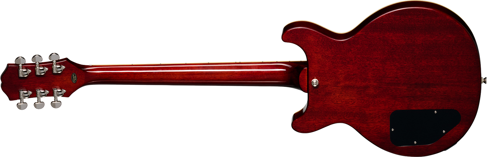 Epiphone Les Paul Special Double Cut Figured Ibg Dc 2s P90 Ht Rw - Bourbon Burst - Guitarra eléctrica de doble corte - Variation 1