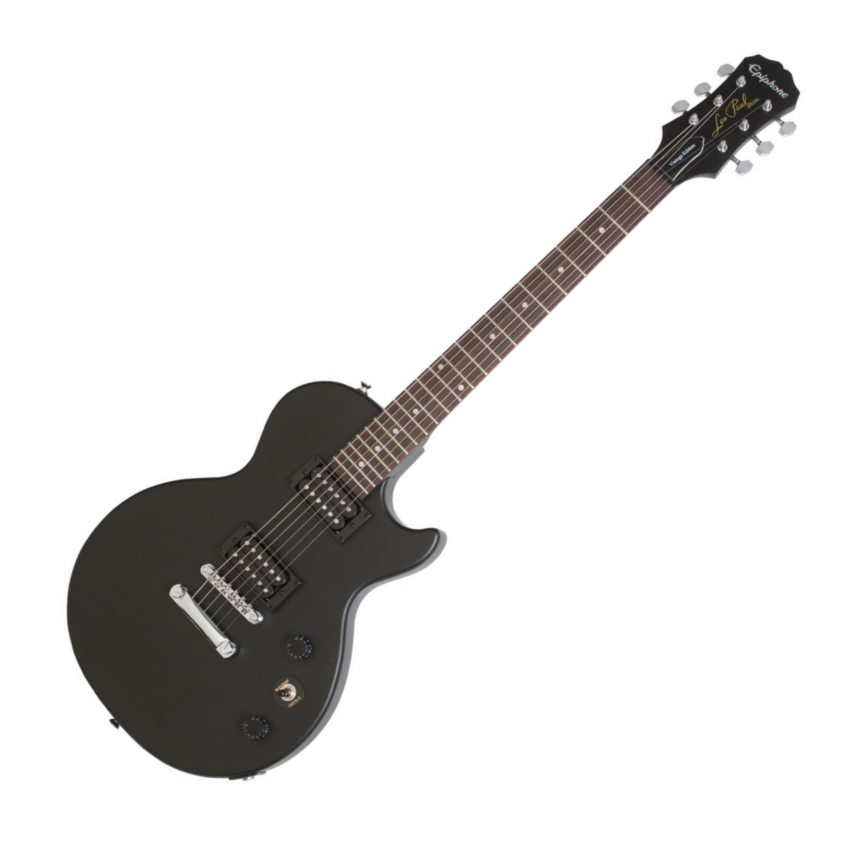 Epiphone Les Paul Special Ve 2016 - Vintage Worn Ebony - Guitarra eléctrica de corte único. - Variation 5