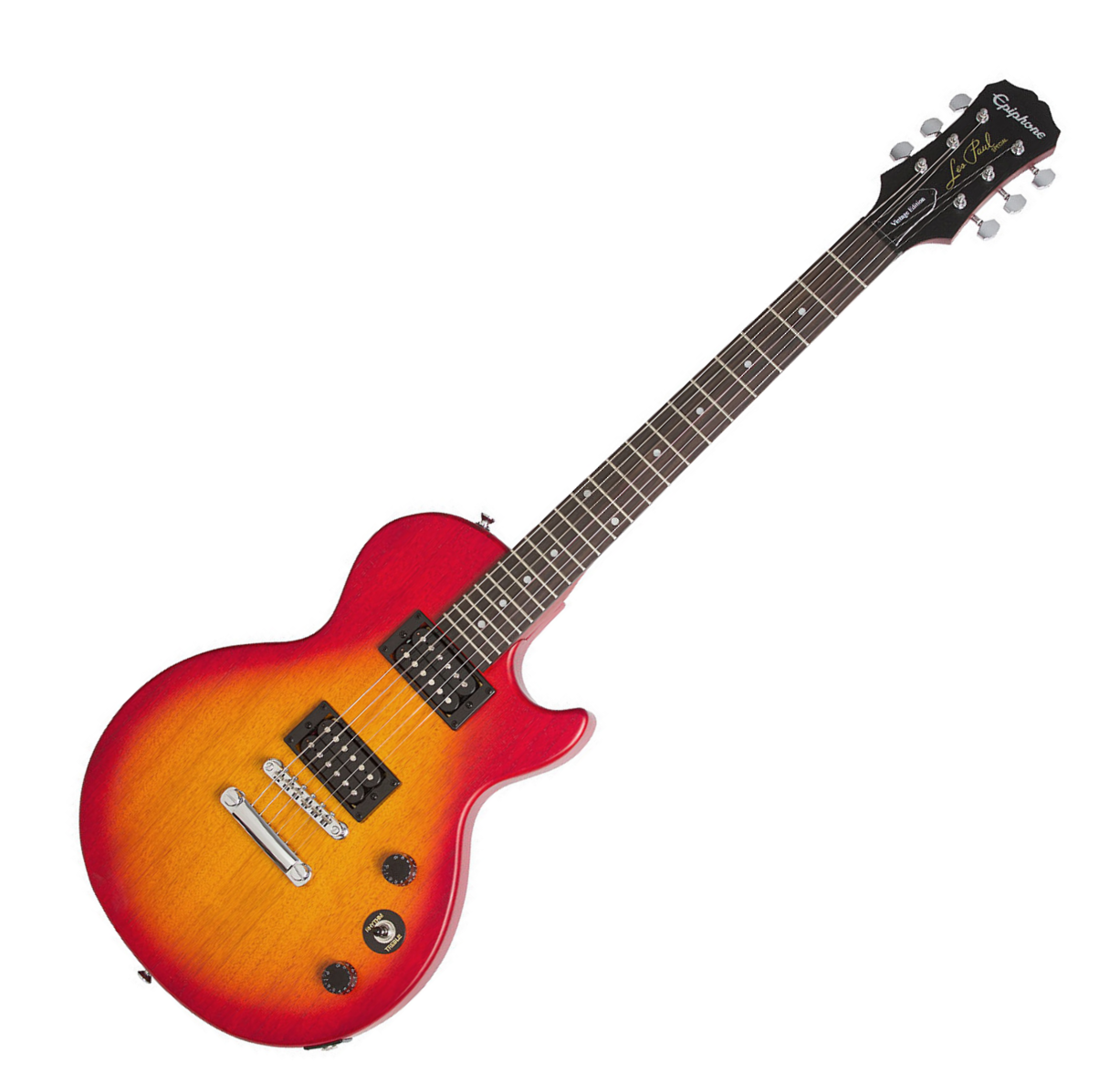 Epiphone Les Paul Special Ve 2016 - Vintage Worn Heritage Cherry Sunburst - Guitarra eléctrica de corte único. - Variation 5