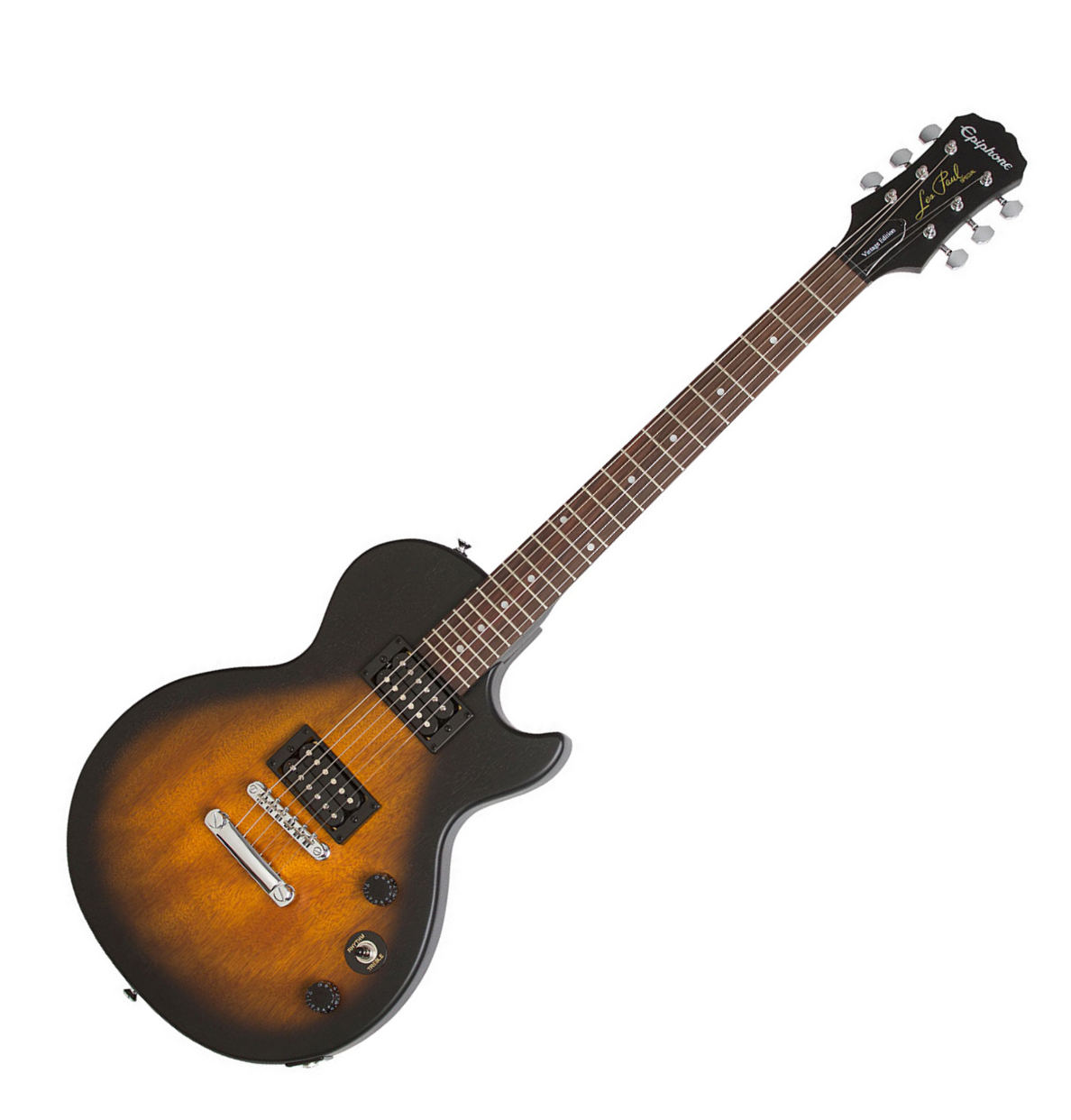 Epiphone Les Paul Special Ve 2016 - Vintage Worn Vintage Sunburst - Guitarra eléctrica de corte único. - Variation 5