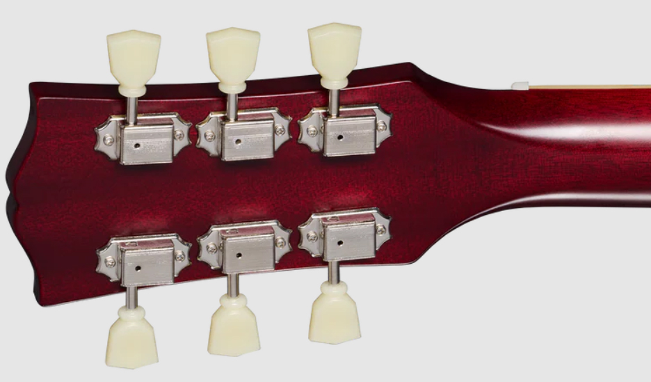 Epiphone Les Paul Standard 1959 Igc 2h Gibson Ht Lau - Washed Cherry Sunburst - Guitarra eléctrica de corte único. - Variation 4