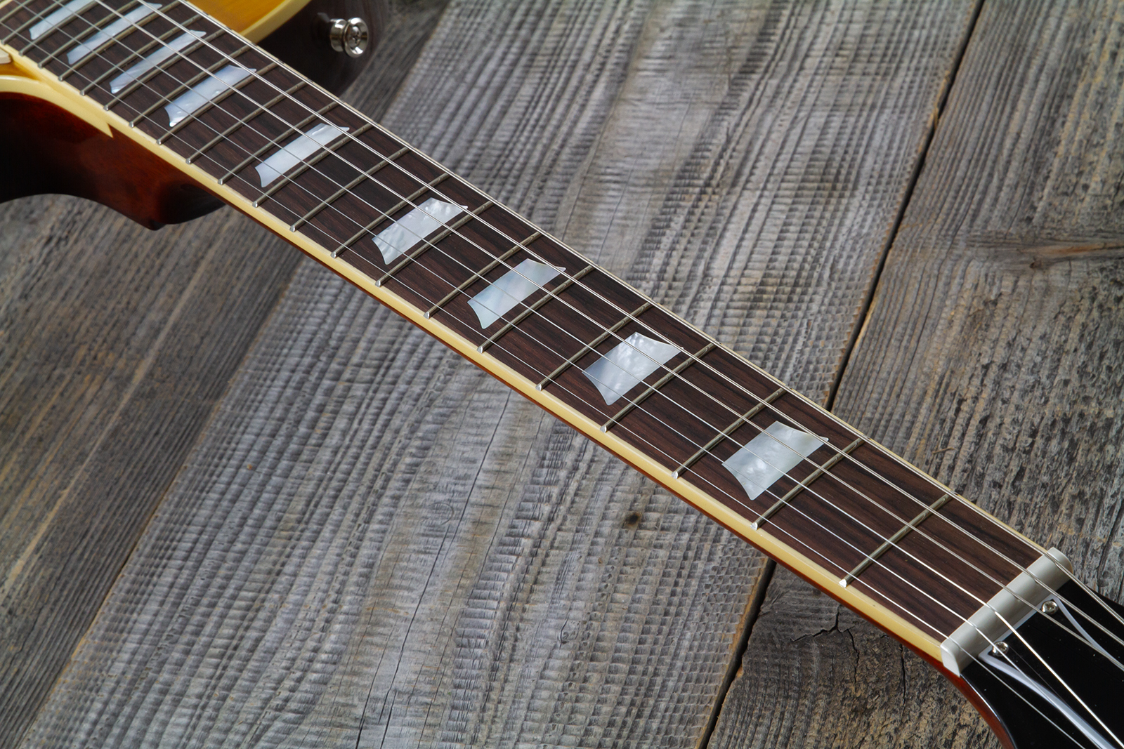 Epiphone Les Paul Standard 1959 Reissue Igc 2h Gibson Ht Rw - Lemon Burst - Guitarra eléctrica de corte único. - Variation 9