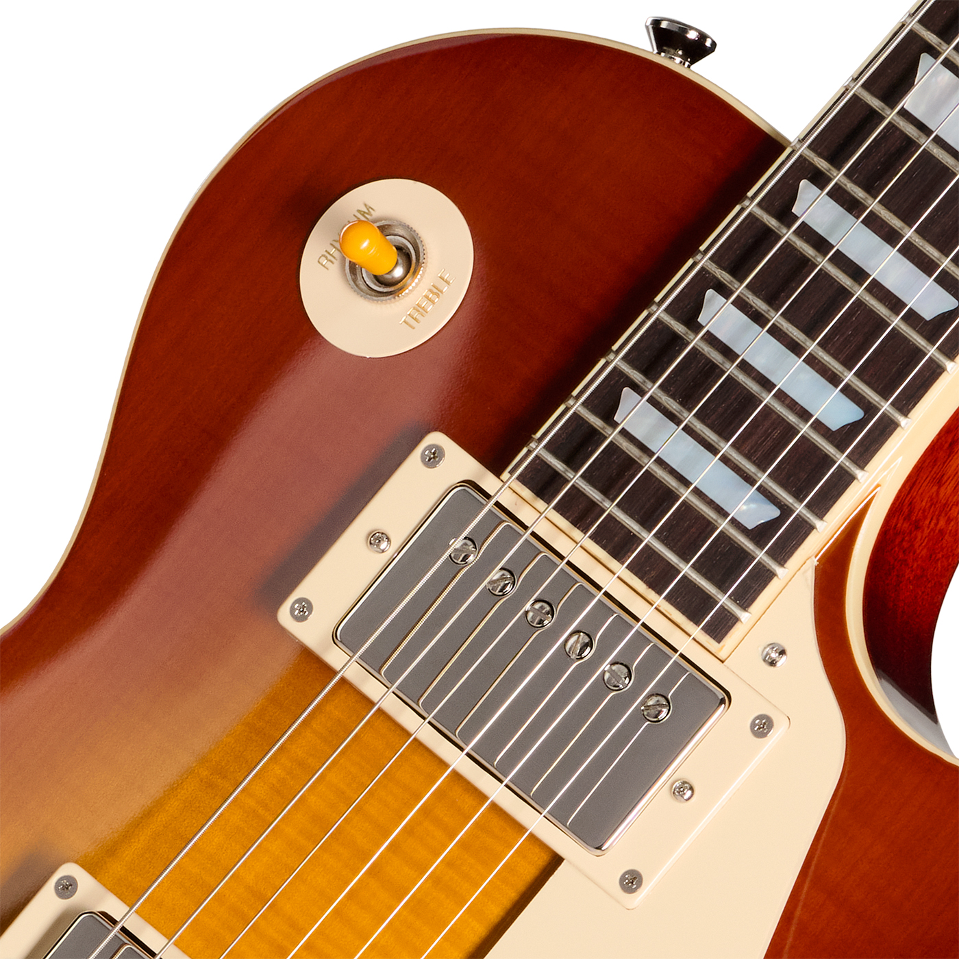 Epiphone Les Paul Standard 1959 Reissue Igc 2h Gibson Ht Rw - Golden Poppy Burst - Guitarra eléctrica de corte único. - Variation 2