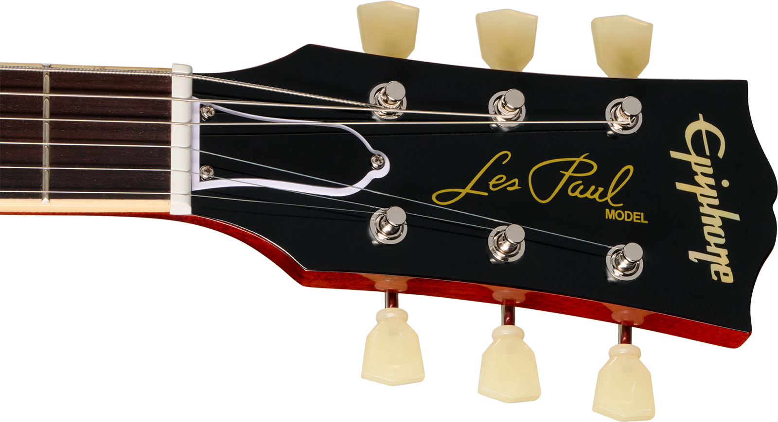 Epiphone Les Paul Standard 1959 Reissue Igc 2h Gibson Ht Rw - Golden Poppy Burst - Guitarra eléctrica de corte único. - Variation 4