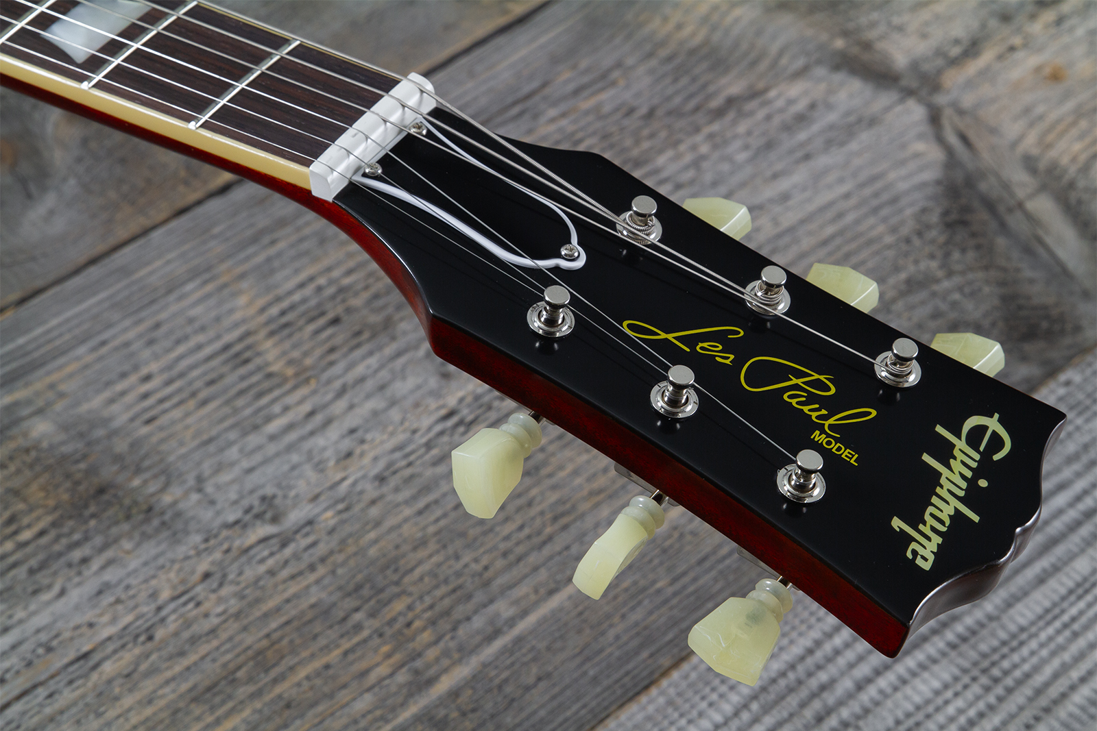 Epiphone Les Paul Standard 1960 Reissue Igc 2h Gibson Ht Rw - Tangerine Burst - Guitarra eléctrica de corte único. - Variation 12