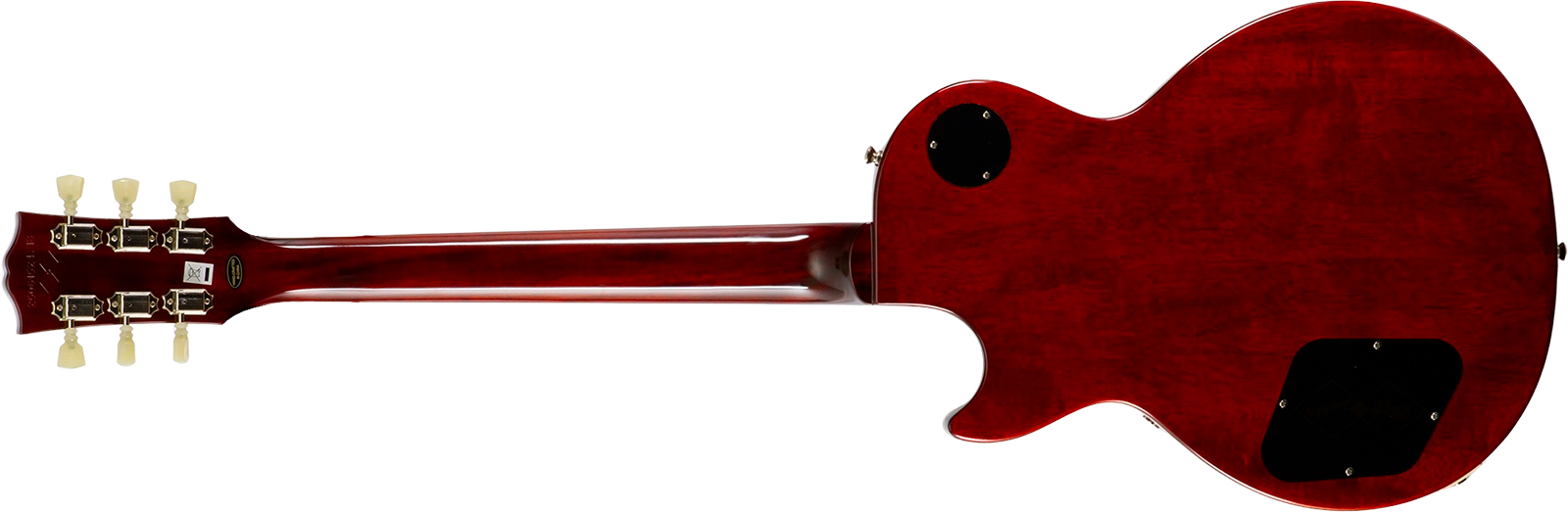 Epiphone Les Paul Standard 1960 Reissue Igc 2h Gibson Ht Rw - Tangerine Burst - Guitarra eléctrica de corte único. - Variation 7