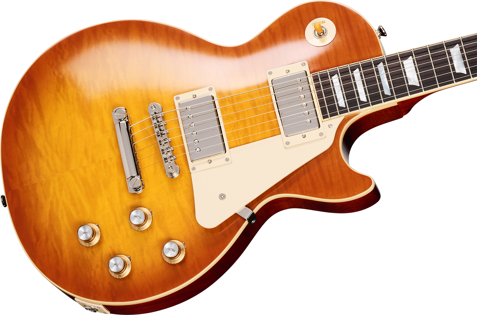 Epiphone Les Paul Standard 1960 Reissue Ins.by.g.c 2h Gibson Ht Rw - Iced Tea Burst - Guitarra eléctrica de corte único. - Variation 3