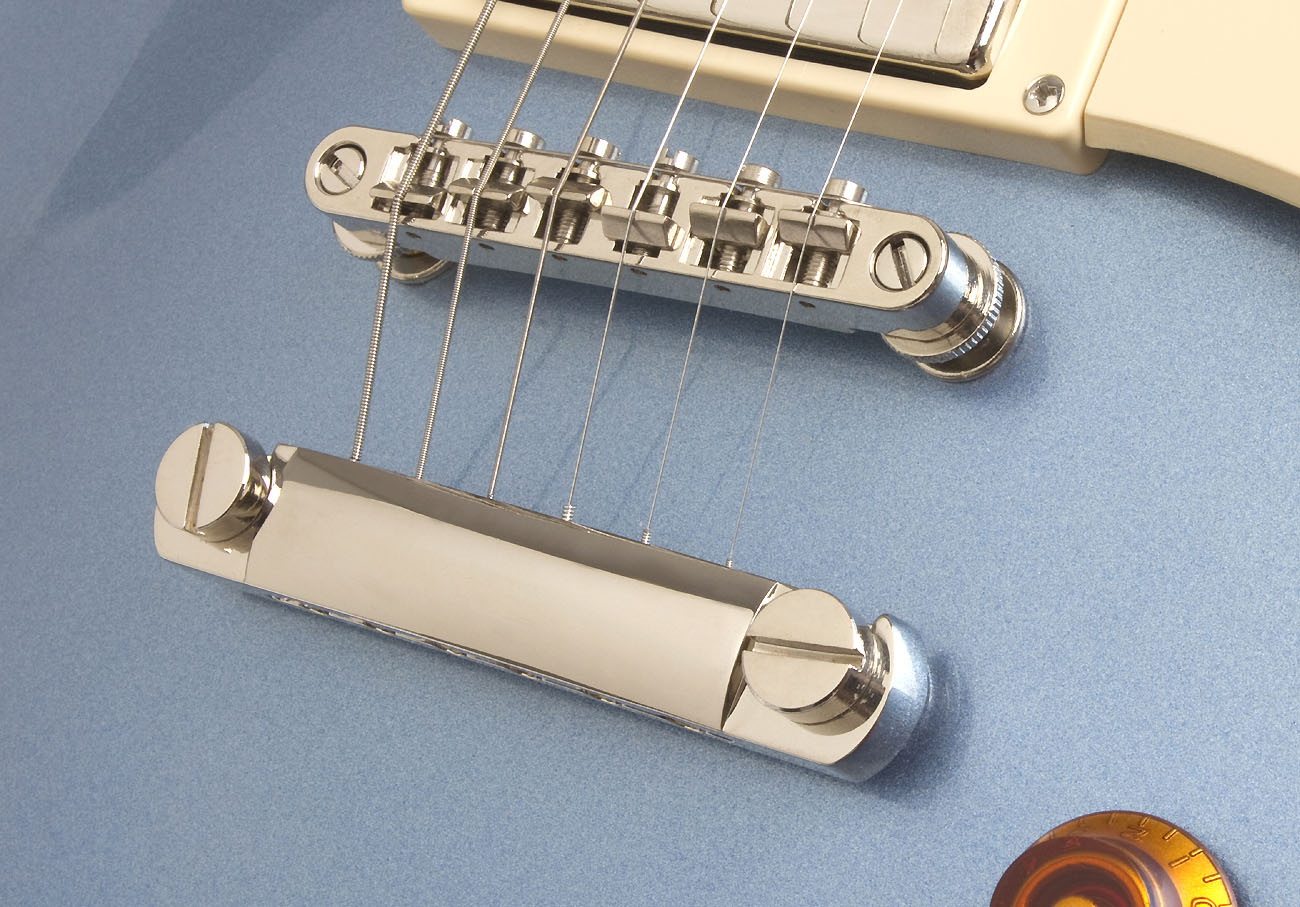 Epiphone Les Paul Standard Hh Ht Pf - Pelham Blue - Guitarra eléctrica de corte único. - Variation 2