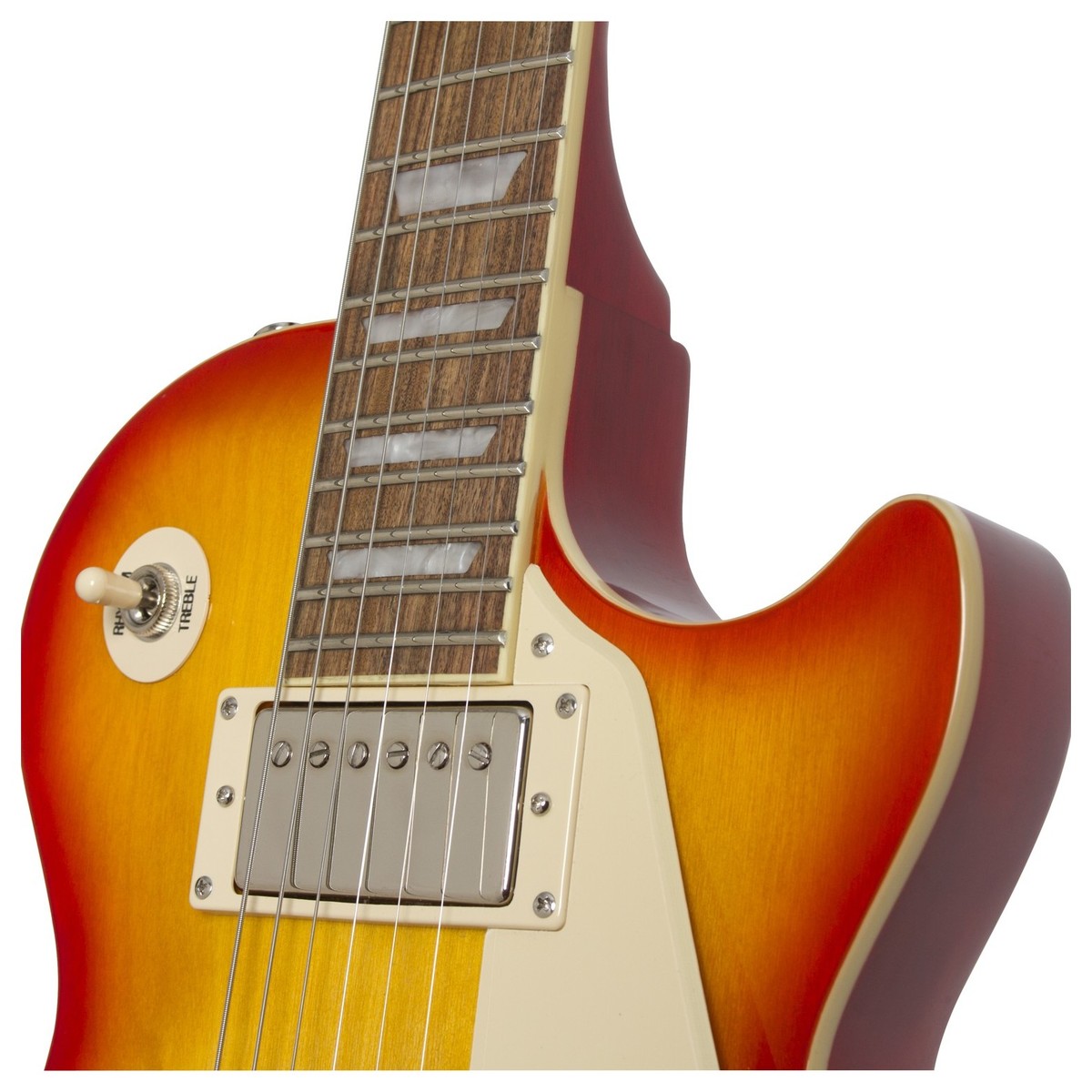 Epiphone Les Paul Standard Hh Ht Pf - Faded Cherry Sunburst - Guitarra eléctrica de corte único. - Variation 2