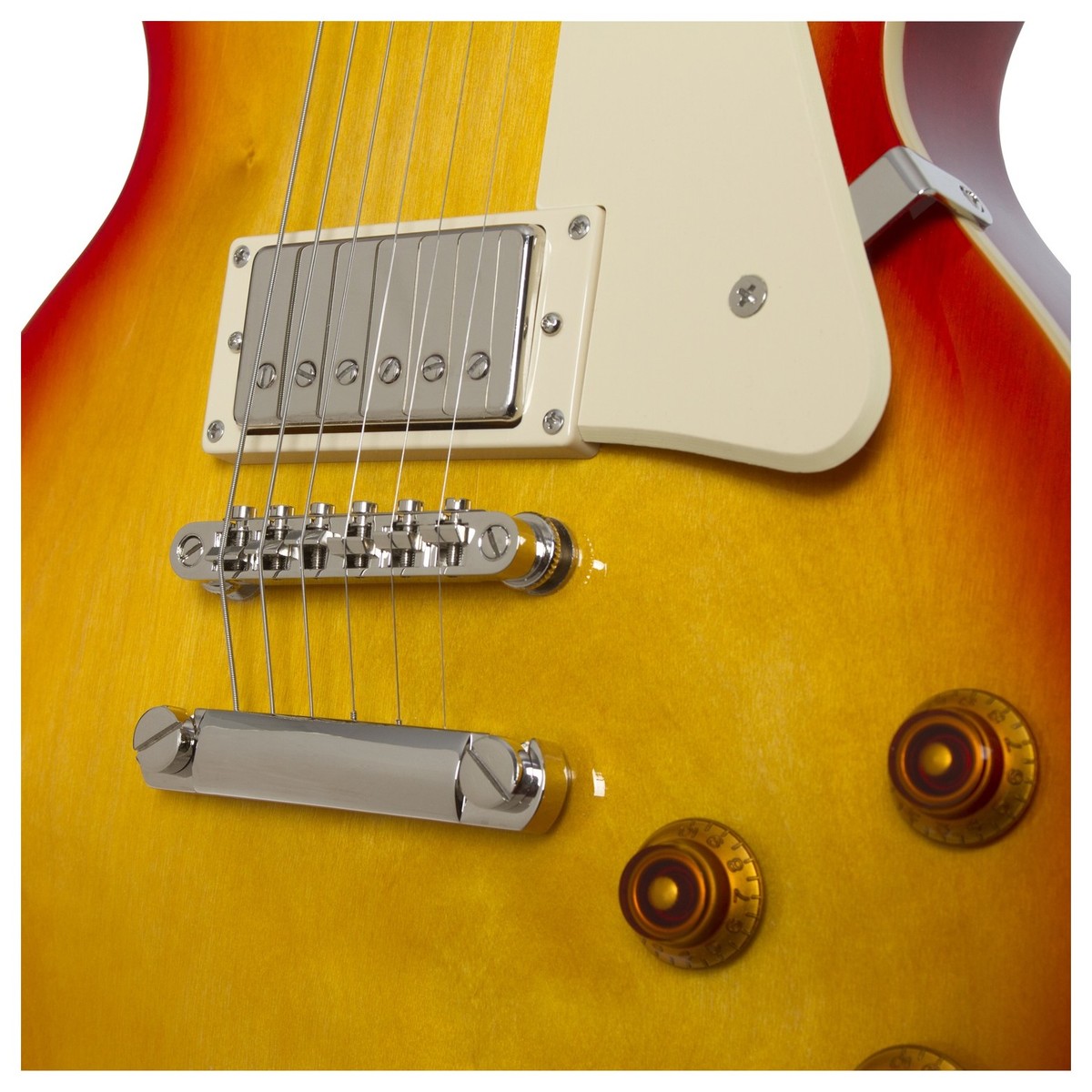 Epiphone Les Paul Standard Hh Ht Pf - Faded Cherry Sunburst - Guitarra eléctrica de corte único. - Variation 3