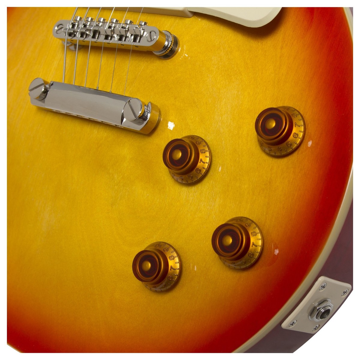Epiphone Les Paul Standard Hh Ht Pf - Faded Cherry Sunburst - Guitarra eléctrica de corte único. - Variation 4