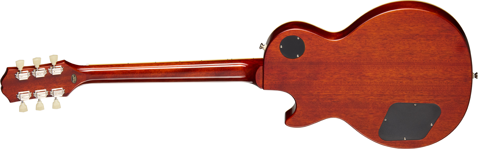 Epiphone Les Paul Standard 50s Figured Ibg Original 2h Ht Rw - Washed Cherry Sunburst - Guitarra eléctrica de corte único. - Variation 1