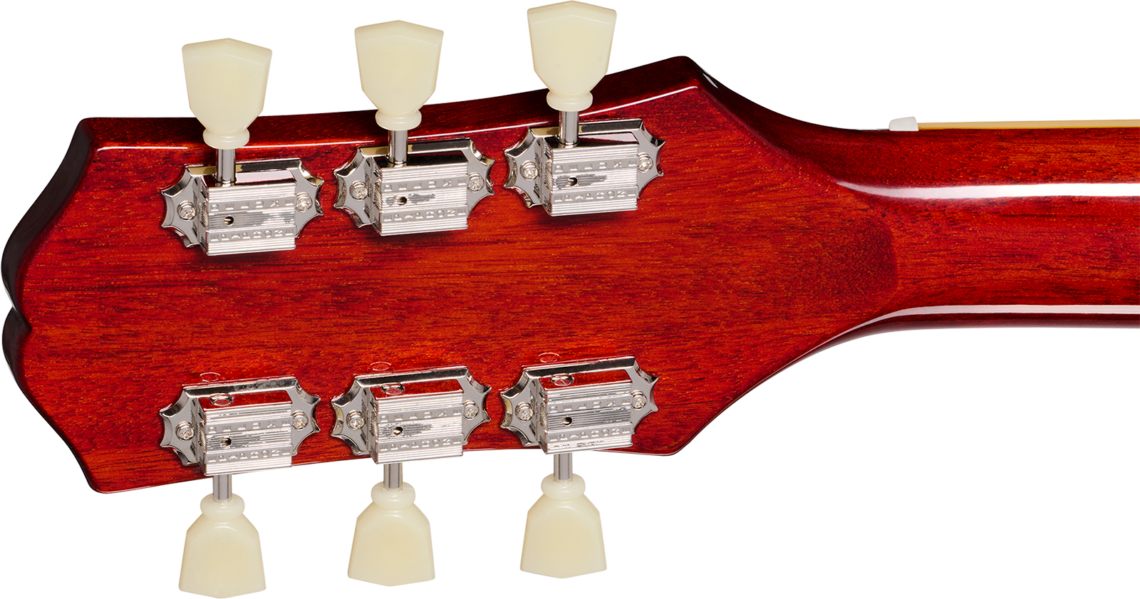 Epiphone Les Paul Standard 50s Figured Lh Ibg Original Gaucher 2h Ht Rw - Washed Cherry Sunburst - Guitarra eléctrica de corte único. - Variation 4