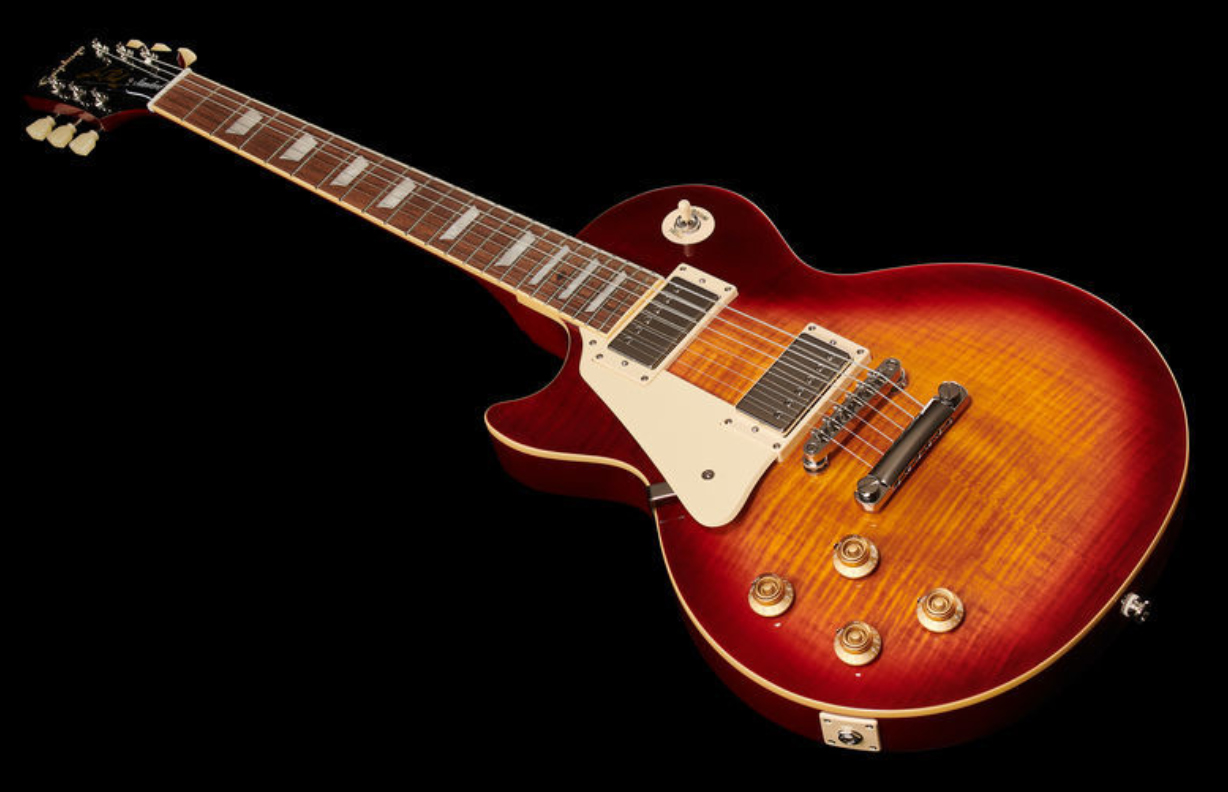 Epiphone Les Paul Standard 50s Gaucher 2h Ht Rw - Heritage Cherry Sunburst - Guitarra electrica para zurdos - Variation 1