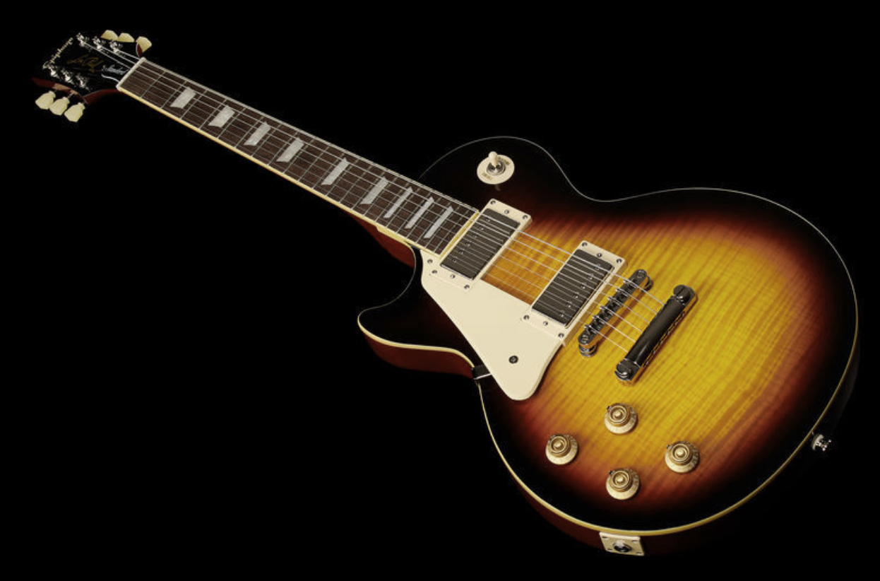 Epiphone Les Paul Standard 50s Lh Gaucher 2h Ht Rw - Vintage Sunburst - Guitarra electrica para zurdos - Variation 2