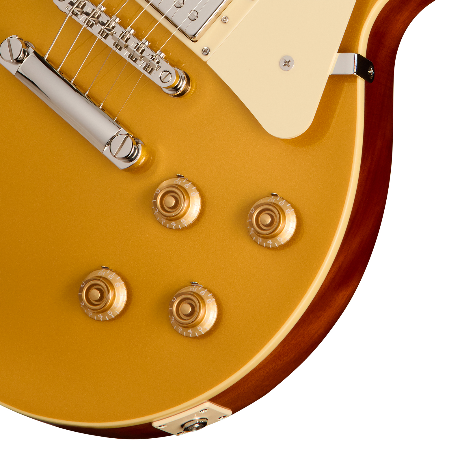 Epiphone Les Paul Standard 50s Ibg Original 2h Ht Rw - Goldtop - Guitarra eléctrica de corte único. - Variation 3