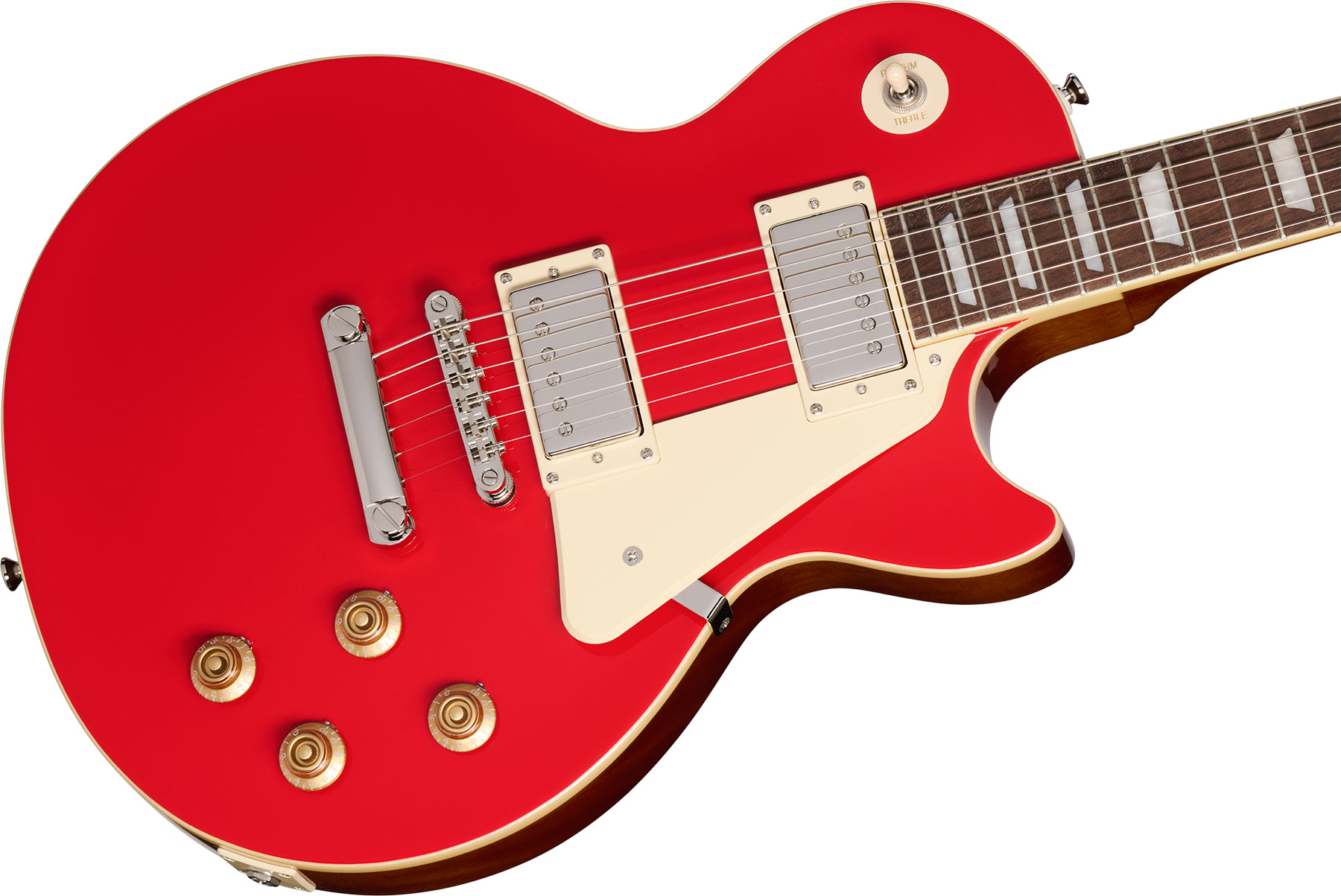 Epiphone Les Paul Standard 50s Insp. By Gibson 2h Ht Lau - Cardinal Red - Guitarra eléctrica de corte único. - Variation 3