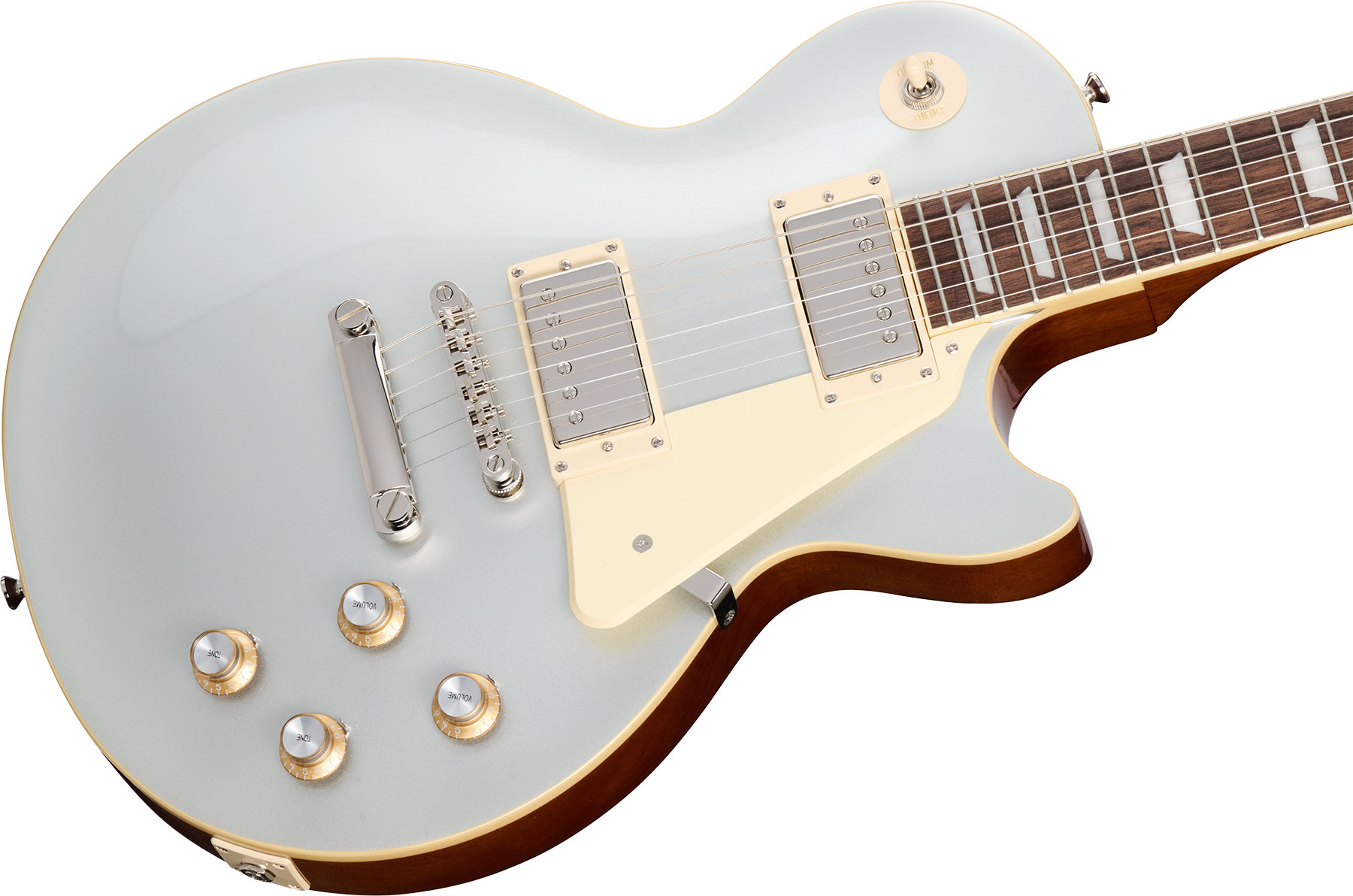 Epiphone Les Paul Standard 60s Insp. By Gibson 2h Ht Lau - Silver Mist - Guitarra eléctrica de corte único. - Variation 3