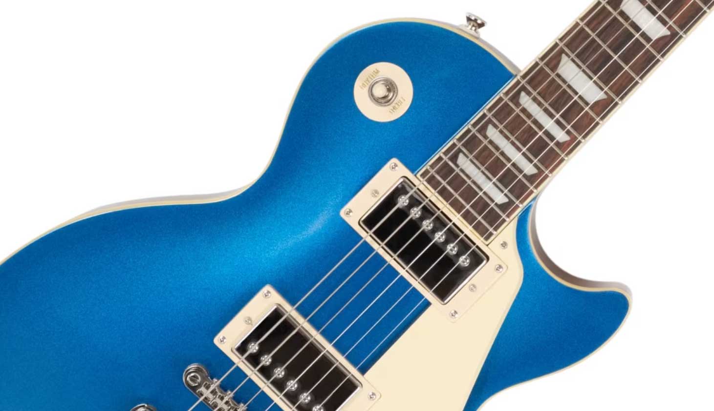 Epiphone Les Paul Standard 60s Ltd Ibg Original 2h Ht Lau - Candy Blue Metallic - Guitarra eléctrica de corte único. - Variation 2