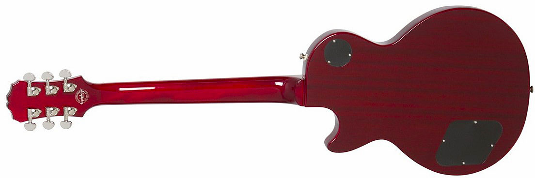 Epiphone Les Paul Standard Plus Top Pro Hh Ht Pf - Blood Orange - Guitarra eléctrica de corte único. - Variation 1