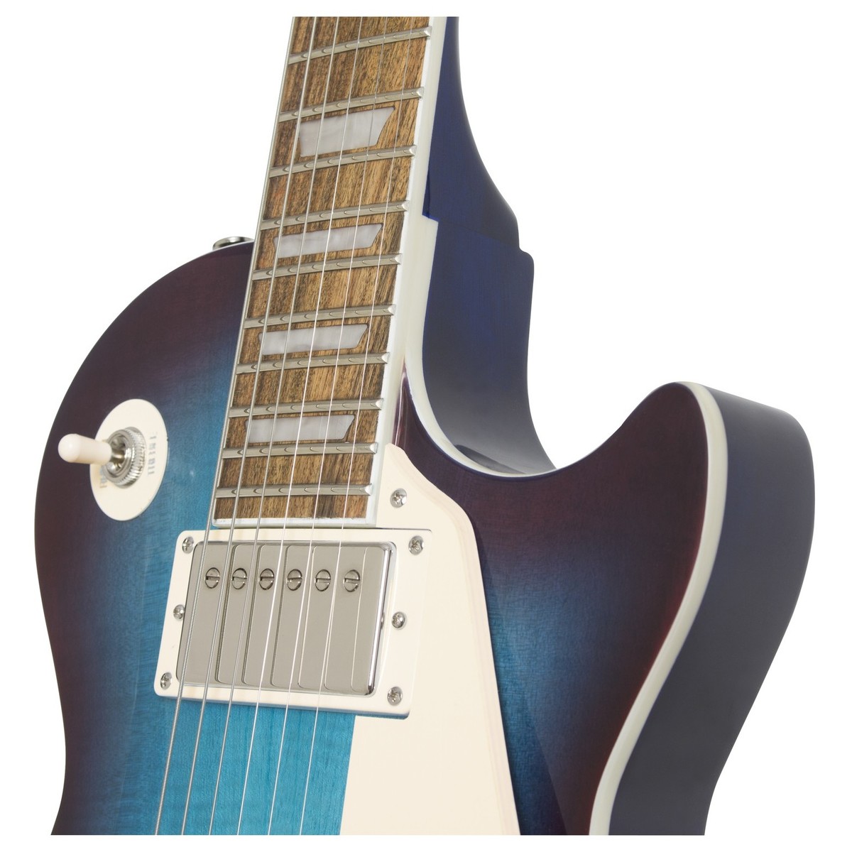 Epiphone Les Paul Standard Plus Top Pro Hh Ht Pf - Blueberry Burst - Guitarra eléctrica de corte único. - Variation 2