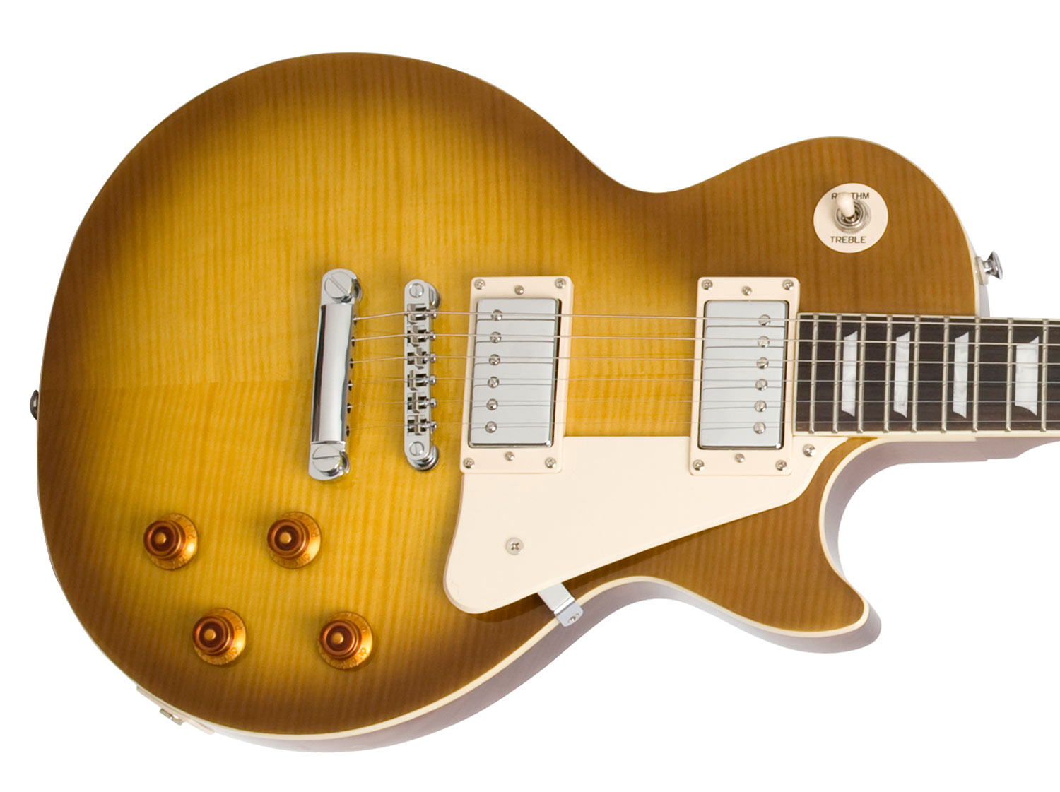 Epiphone Les Paul Standard Plus Top Pro Ch - Honey Burst - Guitarra eléctrica de corte único. - Variation 2