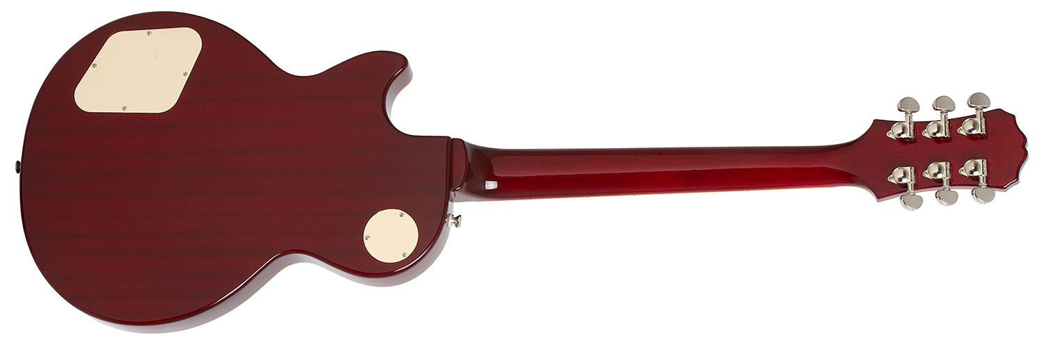 Epiphone Les Paul Standard Plus Top Pro Ch - Wine Red - Guitarra eléctrica de corte único. - Variation 2