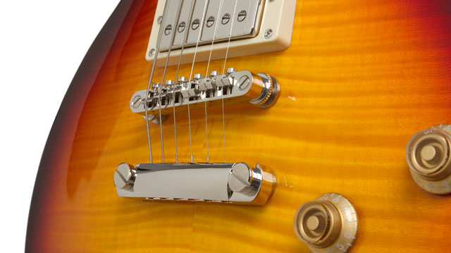 Epiphone Les Paul Standard Plus Top Pro Ltd Ch - Bourbon Burst - Guitarra eléctrica de corte único. - Variation 3