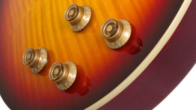 Epiphone Les Paul Standard Plus Top Pro Ltd Ch - Bourbon Burst - Guitarra eléctrica de corte único. - Variation 4