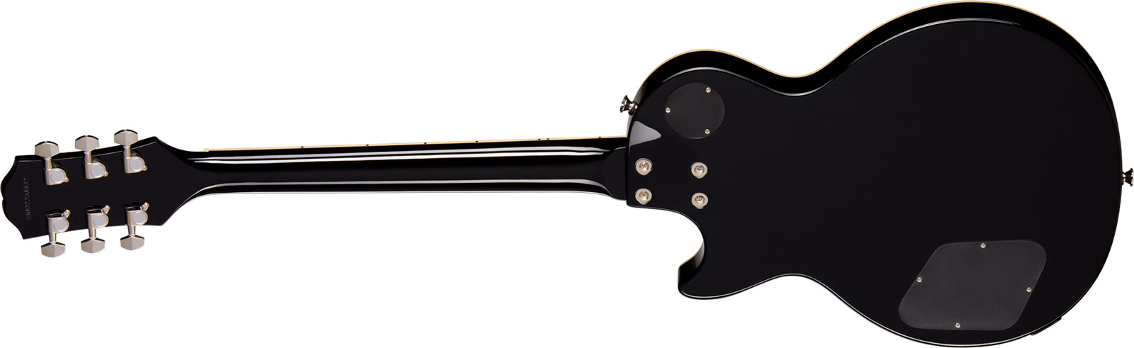 Epiphone Les Paul Tribute Plus Lh Gaucher Ibg 2h Ht Rw - Ebony Burst - Guitarra eléctrica de corte único. - Variation 1