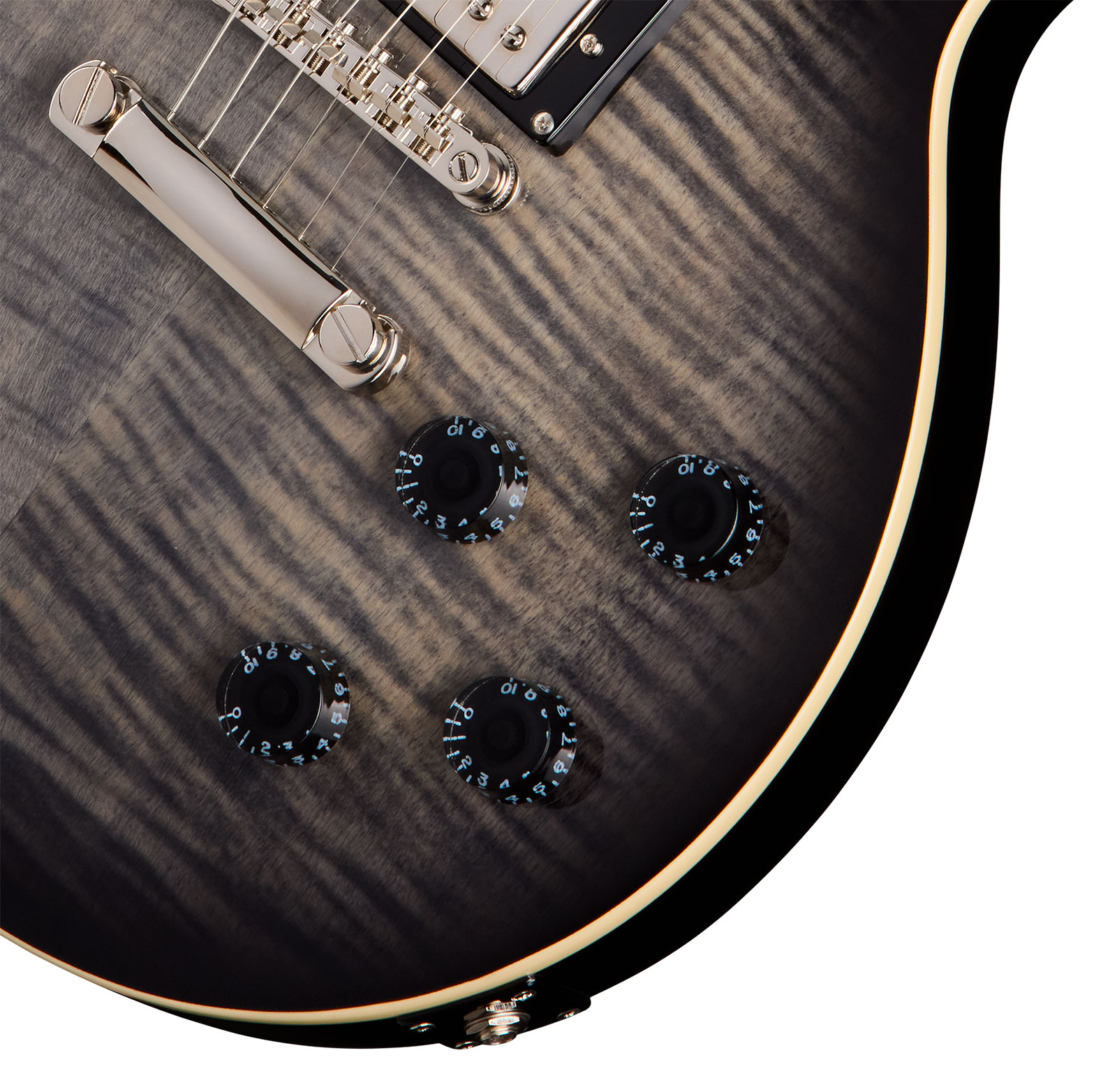 Epiphone Les Paul Tribute Plus Lh Gaucher Ibg 2h Ht Rw - Ebony Burst - Guitarra eléctrica de corte único. - Variation 3