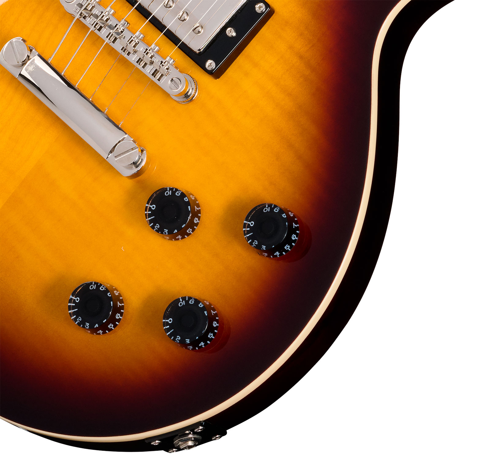 Epiphone Les Paul Tribute Plus Lh Gaucher Ibg 2h Ht Rw - Vintage Sunburst - Guitarra eléctrica de corte único. - Variation 3