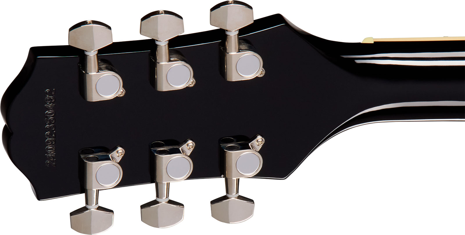 Epiphone Les Paul Tribute Plus Lh Gaucher Ibg 2h Ht Rw - Ebony Burst - Guitarra eléctrica de corte único. - Variation 5