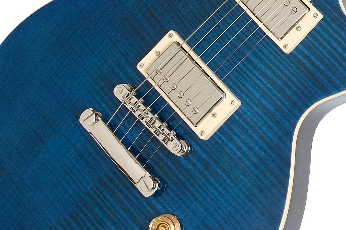 Epiphone Les Paul Tribute Plus Outfit Ch - Midnight Sapphire - Guitarra eléctrica de corte único. - Variation 3