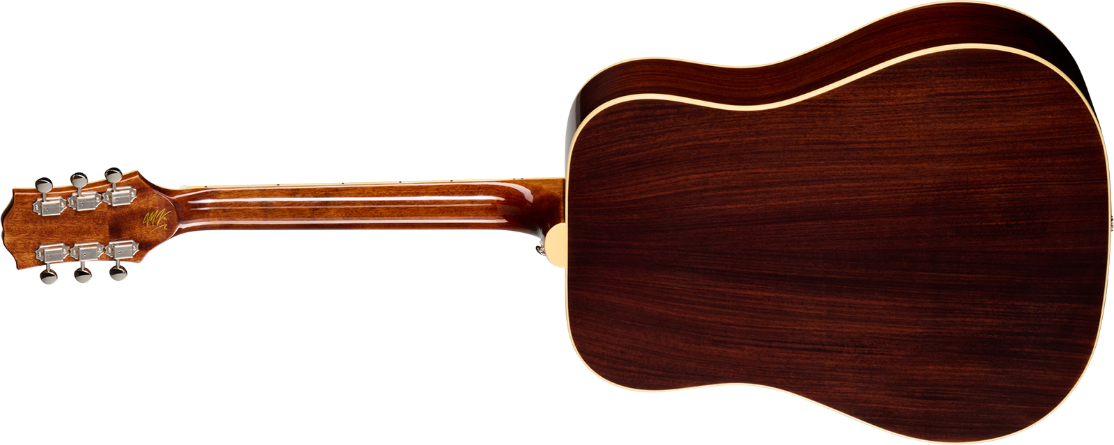 Epiphone Marcus King El Dorado Dreadnought Shsc Epicea Palissandre Rw - Antique Natural - Guitarra eléctrica semi caja - Variation 1