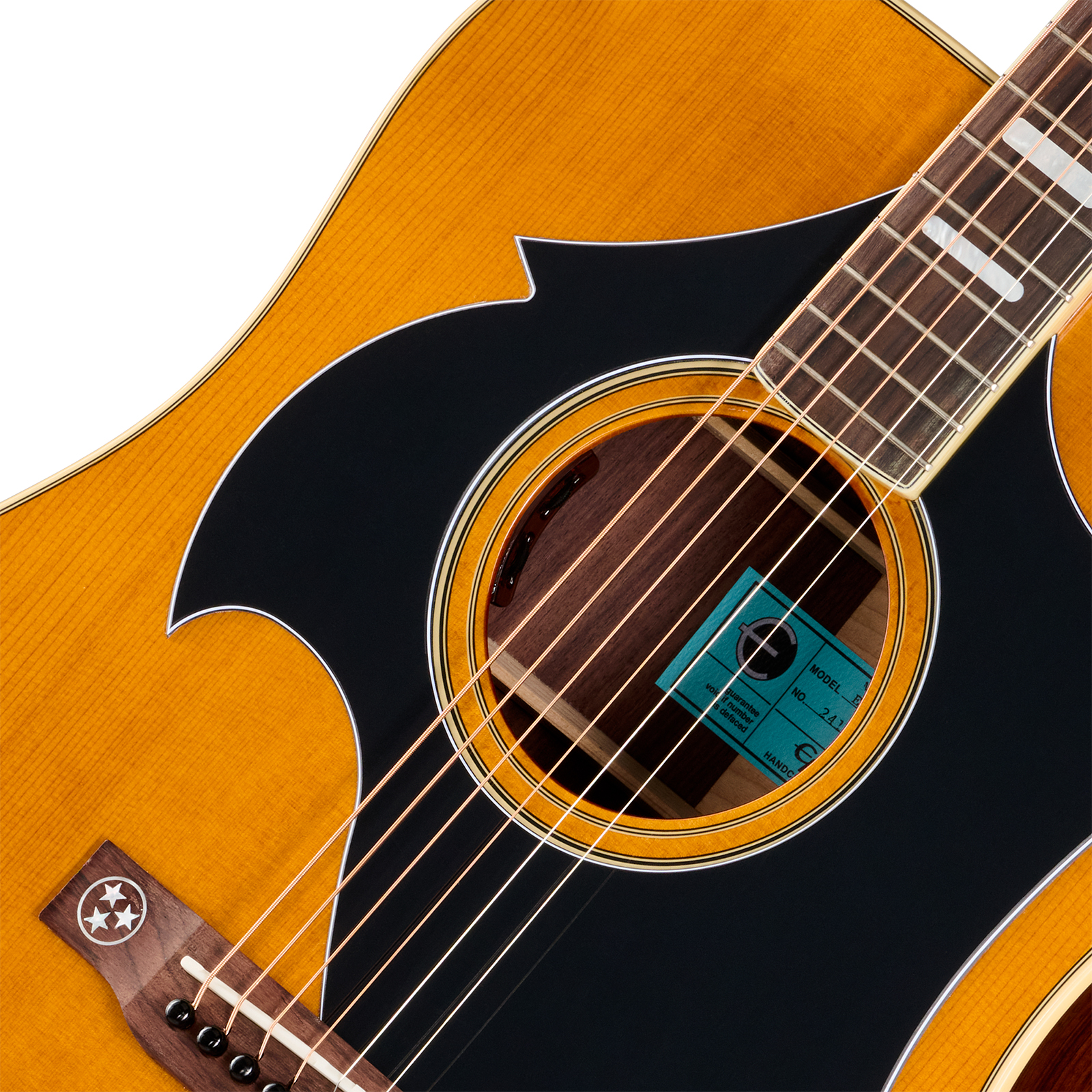 Epiphone Marcus King El Dorado Dreadnought Shsc Epicea Palissandre Rw - Antique Natural - Guitarra eléctrica semi caja - Variation 3