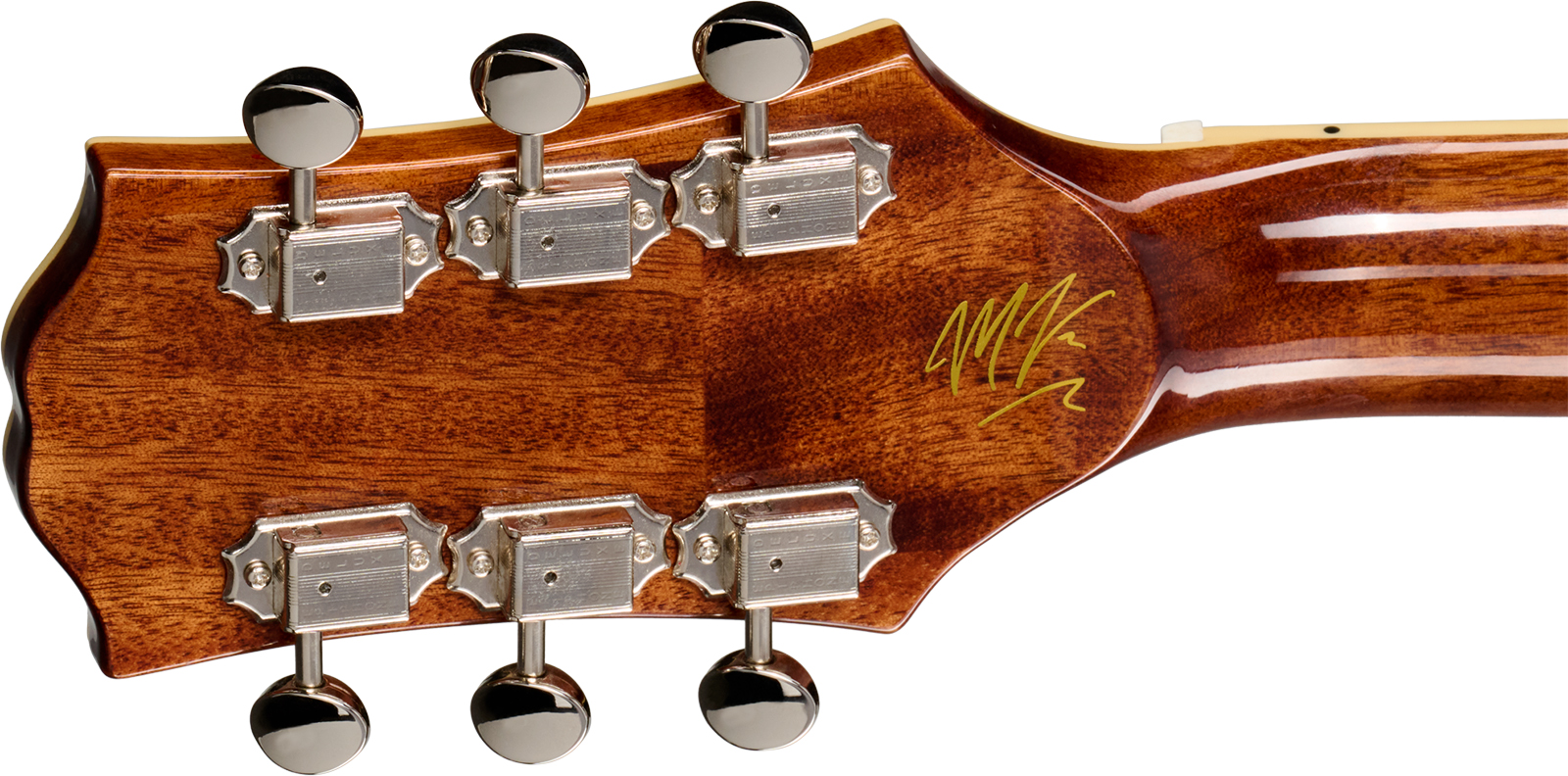 Epiphone Marcus King El Dorado Dreadnought Shsc Epicea Palissandre Rw - Antique Natural - Guitarra eléctrica semi caja - Variation 6