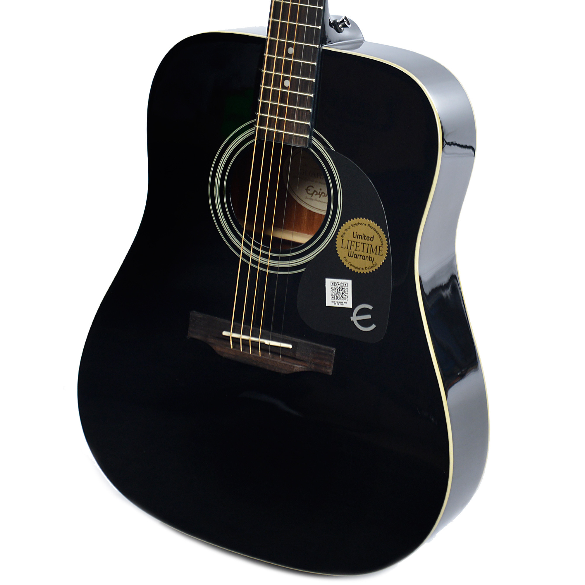 Epiphone Pro-1 Acoustic Dreadnought Epicea Acajou - Ebony - Guitarra acústica & electro - Variation 3