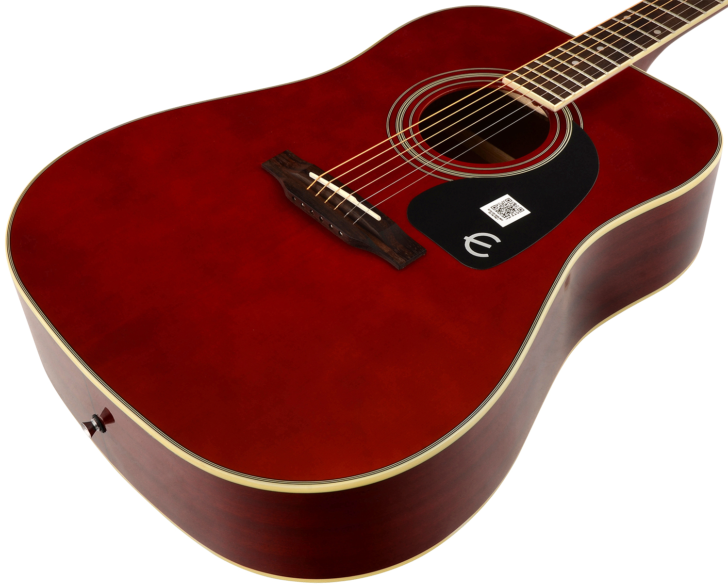 Epiphone Pro-1 Plus Acoustic Dreadnought Epicea Acajou - Wine Red - Guitarra acústica & electro - Variation 1