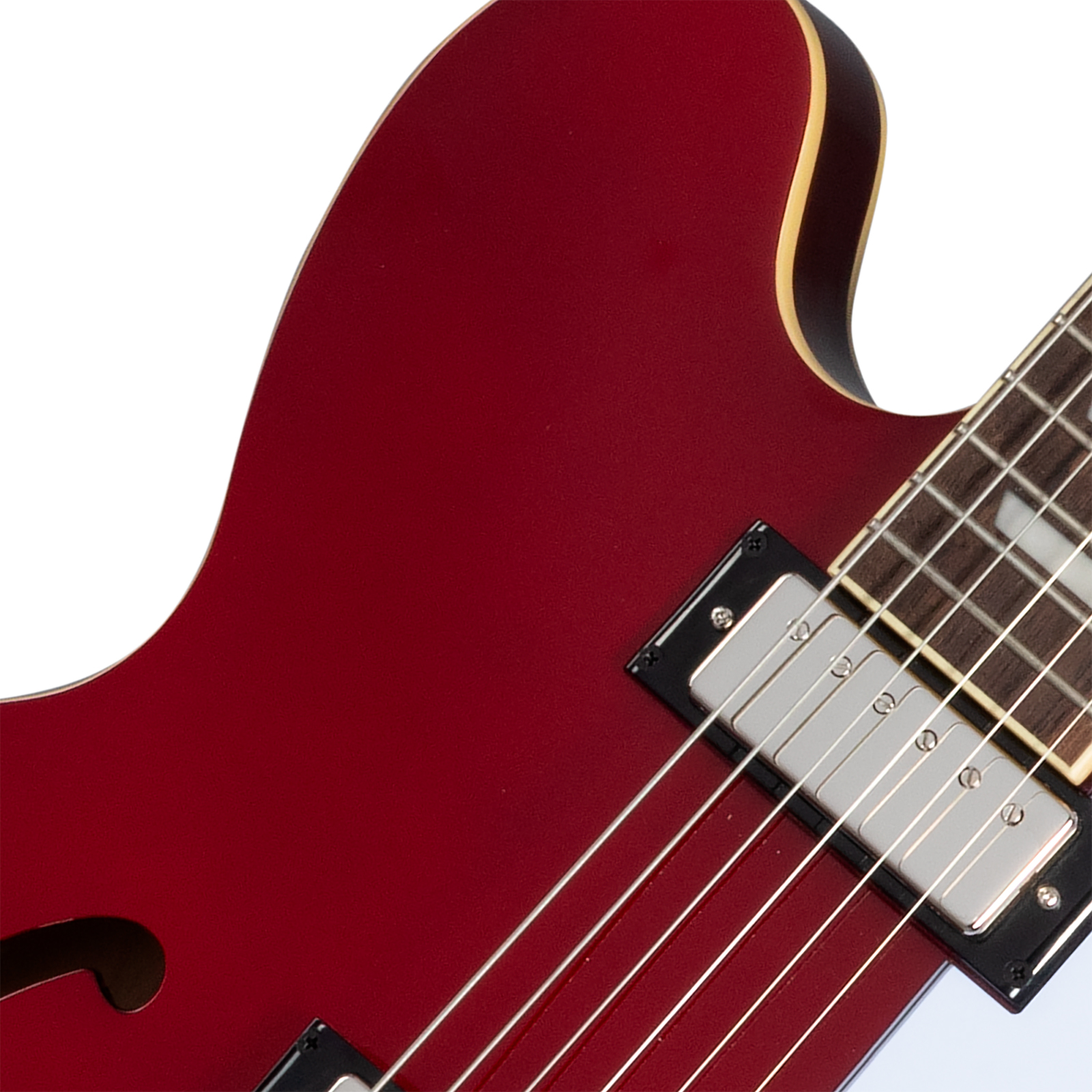 Epiphone Riviera Original Archtop 2mh Ht Rw - Sparkling Burgundy Top - Guitarra eléctrica semi caja - Variation 2