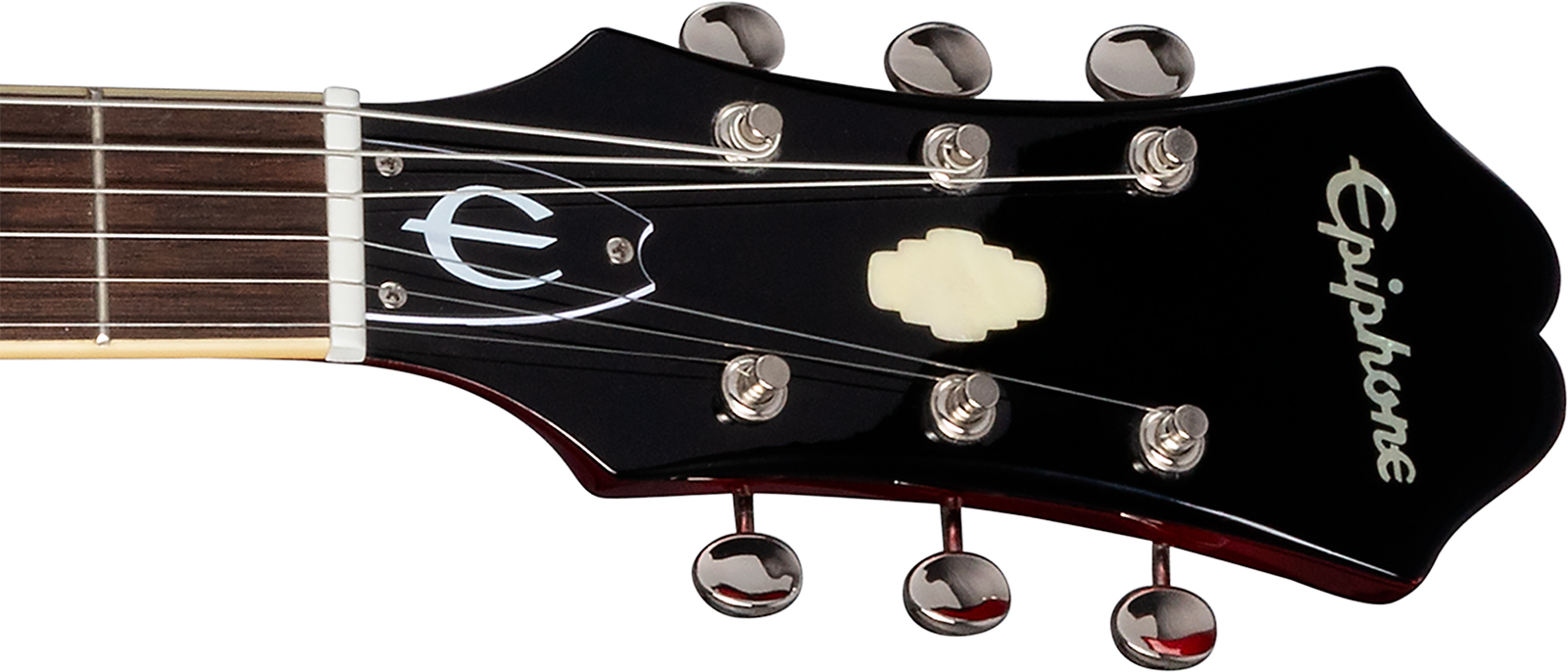 Epiphone Riviera Original Archtop 2mh Ht Rw - Sparkling Burgundy Top - Guitarra eléctrica semi caja - Variation 4
