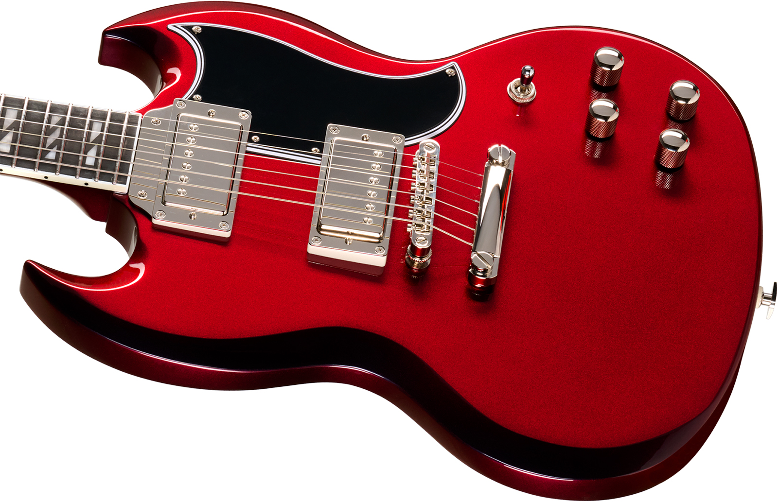 Epiphone Sg Custom Futura Ibg 2h Ht Rw - Midnight Ember Shift - Guitarra eléctrica de doble corte - Variation 2