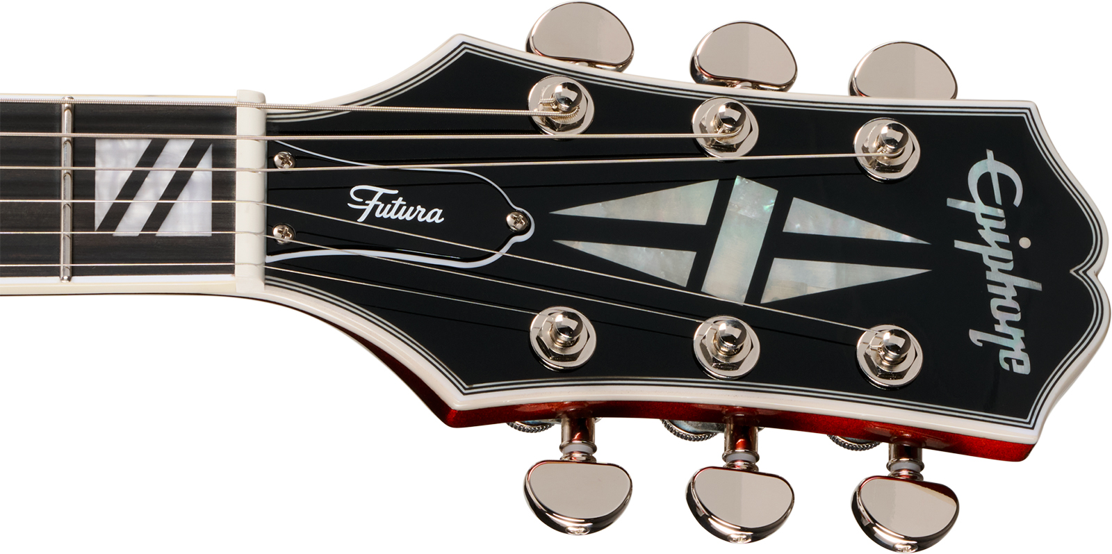 Epiphone Sg Custom Futura Ibg 2h Ht Rw - Midnight Ember Shift - Guitarra eléctrica de doble corte - Variation 5