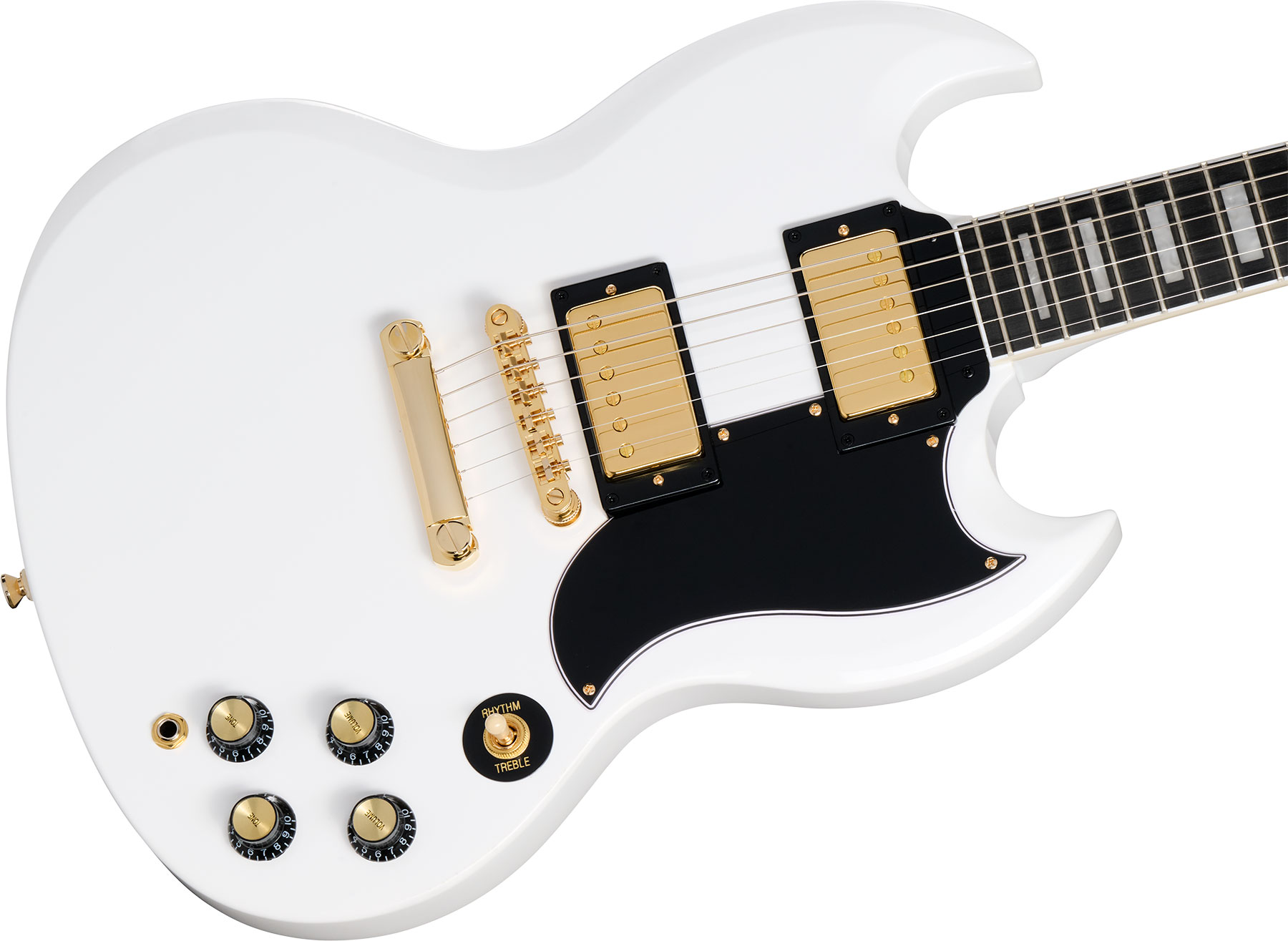 Epiphone Sg Custom Insp. By Gibson 2h Ht Eb - Alpine White - Guitarra eléctrica de doble corte - Variation 3