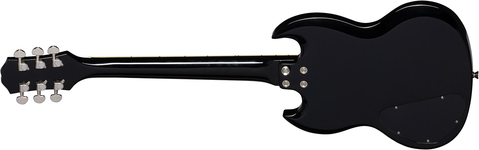 Epiphone Sg Power Players 2h Ht Lau - Dark Matter Ebony - Guitarra eléctrica de doble corte - Variation 1