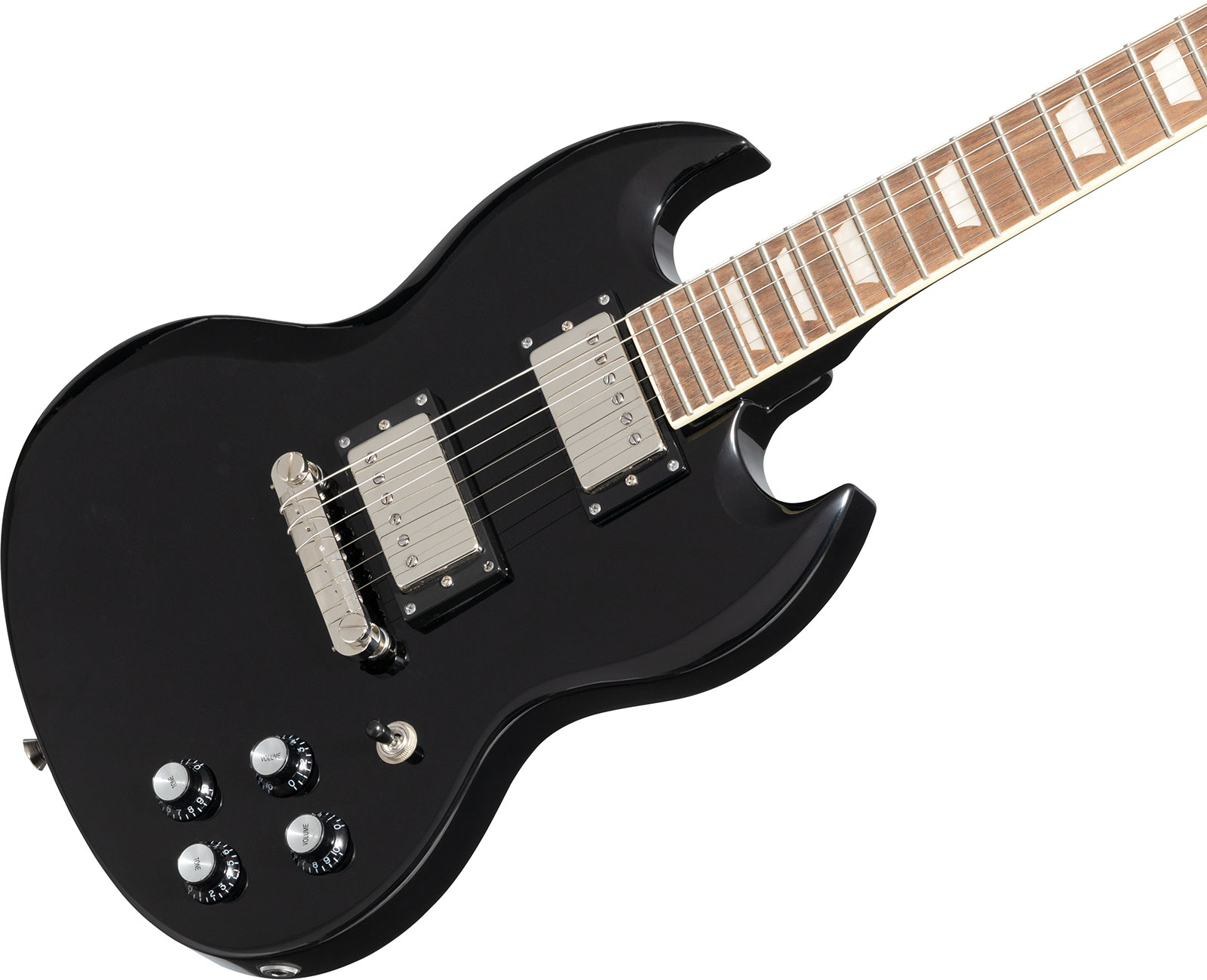 Epiphone Sg Power Players 2h Ht Lau - Dark Matter Ebony - Guitarra eléctrica de doble corte - Variation 3